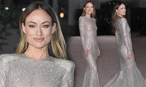 olivia wilde sheer|Olivia Wilde's Sheer Top Is Backless at Saint Laurent .